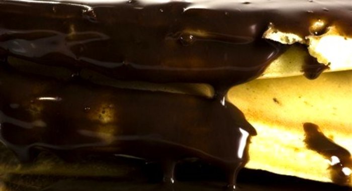 Сырники с шоколадной помадкой