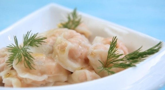 Рыбные пельмени