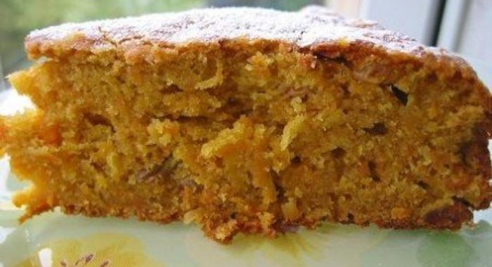 Морковный пирог с ананасами