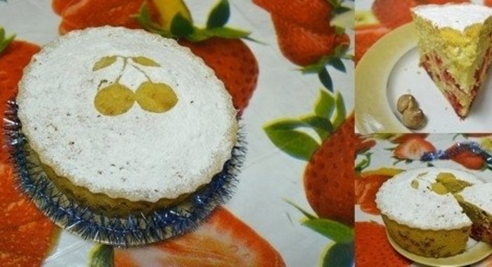 Кекс «Вишневое Рождество»