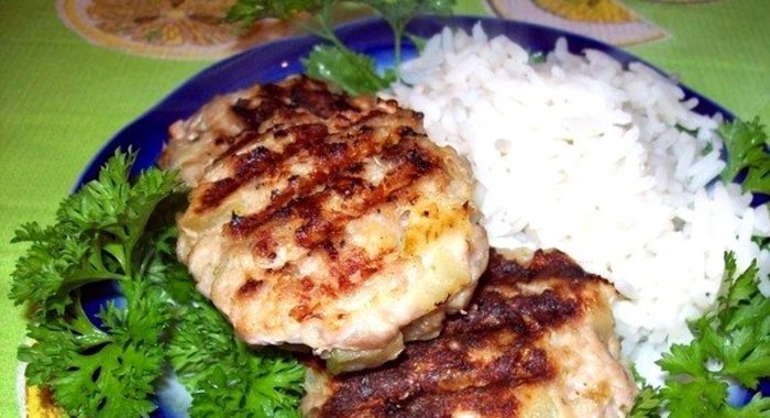Куриные фрикадельки-гриль