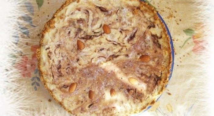 Чизкейк с миндалем