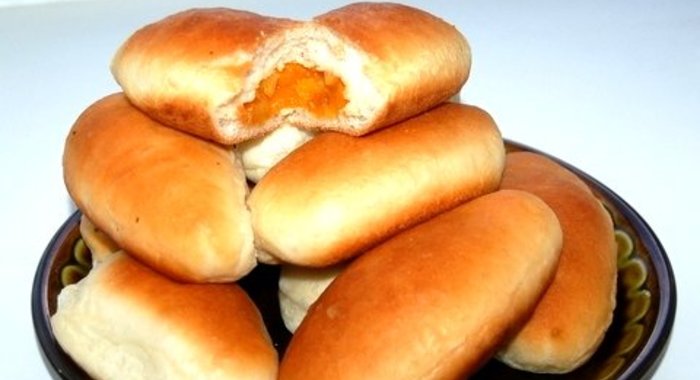 Пирожки с курагой