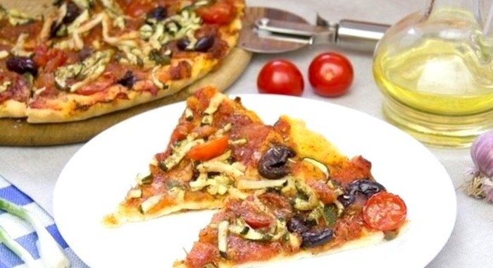 Пицца с овощами