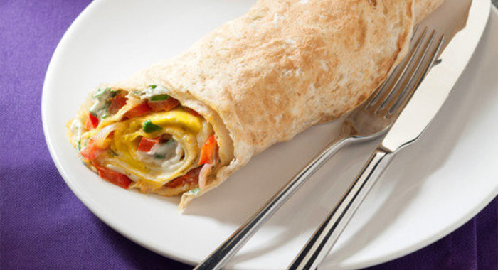 Глазунья в лаваше