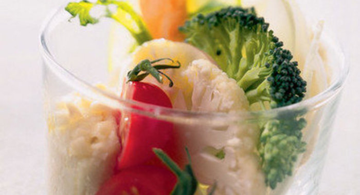 Овощи с миндалем