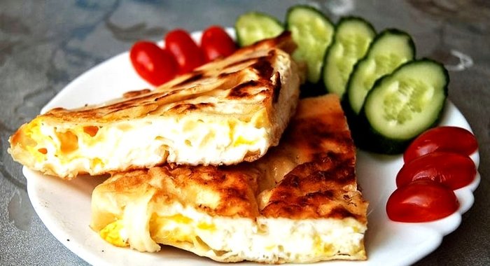 Лаваш с яйцом