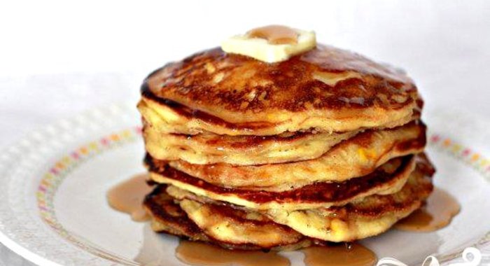 Кукурузные оладьи