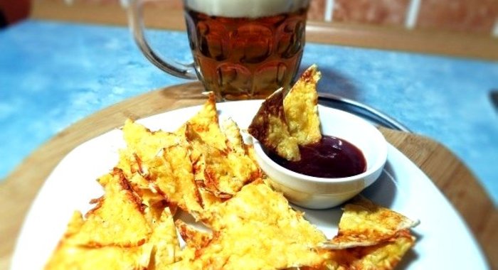 Домашние чипсы из лаваша