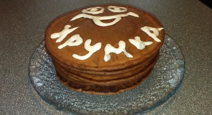 Шоколадные американские блинчики на кефире