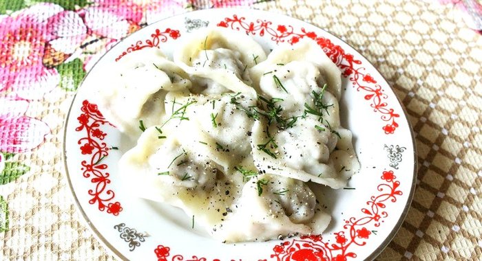 Домашние пельмени со свининой