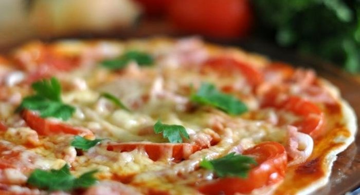 Пицца без дрожжей