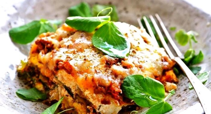 Капустная лазанья с фаршем