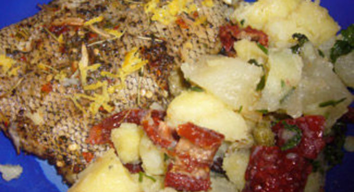 Рыба, запеченная в пряном маринаде