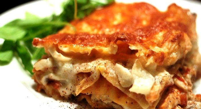 Рыбная лазанья