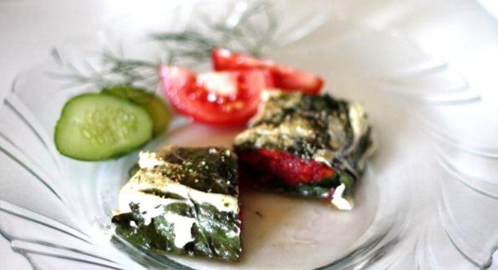 Голубцы из свекольной ботвы