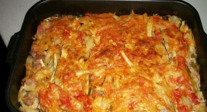 Запеканка кабачковая