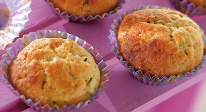 Сладкие кексы с цукини и лаймом