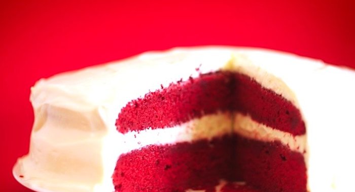 Торт красный