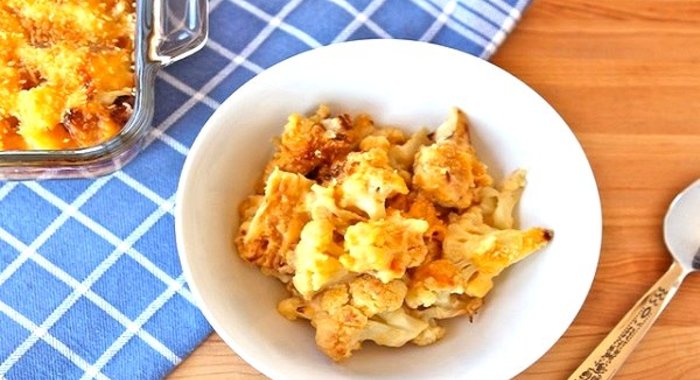 Запеканка из цветной капусты с сыром