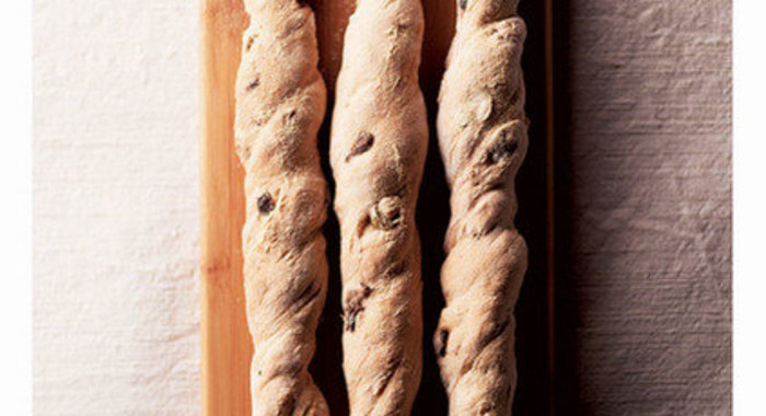 Хлеб с оливками