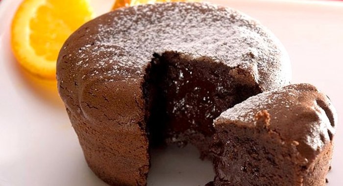 Кексики с шоколадом внутри