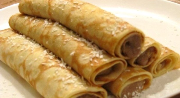 Блинчики с заварным кремом