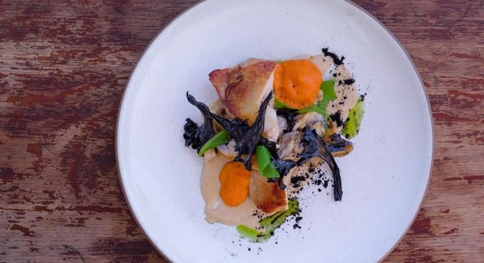 Цесарка в грибном рагу