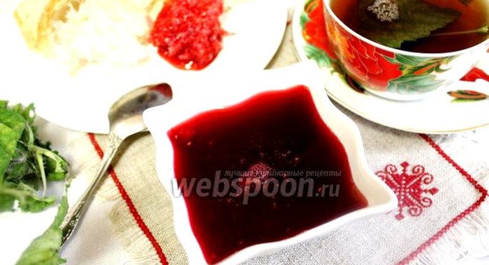 Джем малиновый десятиминутка