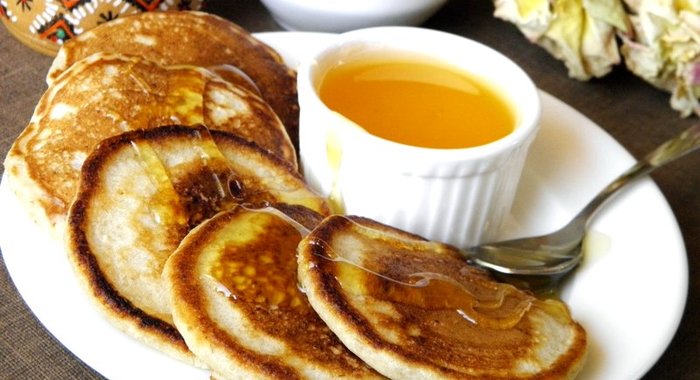 Овсяные оладьи на кефире