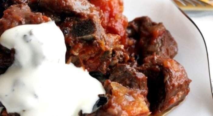 Рагу из баранины в мультиварке