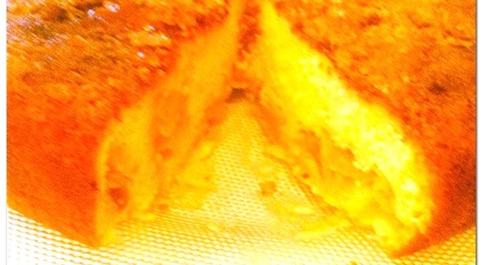 Яблочная шарлотка с сахарной корочкой