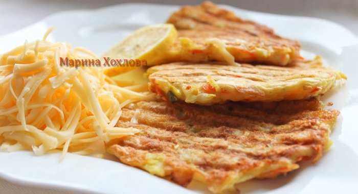 Оладьи капустные