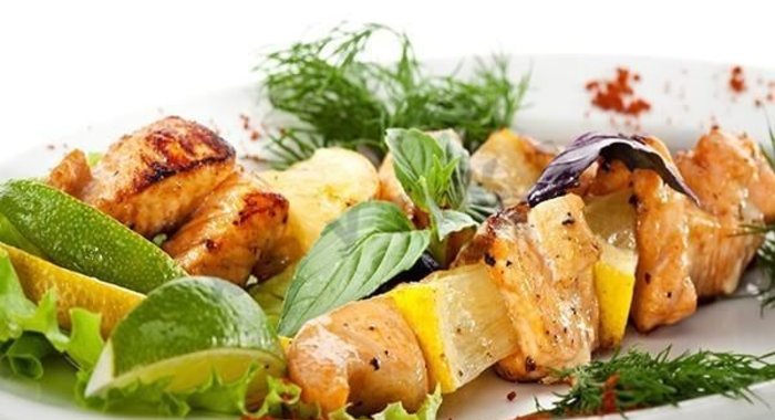 Шашлык из семги