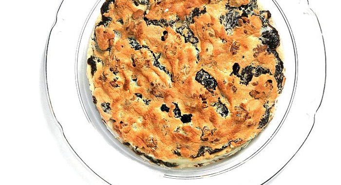 Творожный торт с черносливом