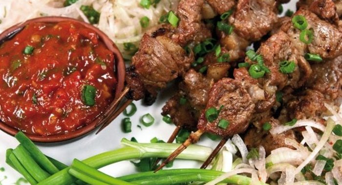 Шашлык из свинины в духовке