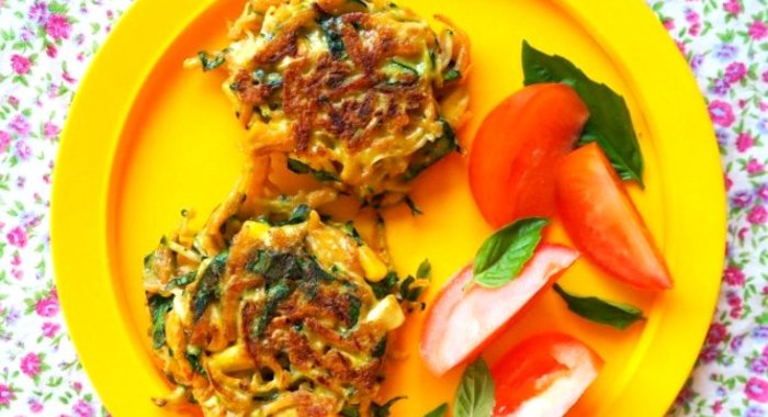 Овощные оладьи