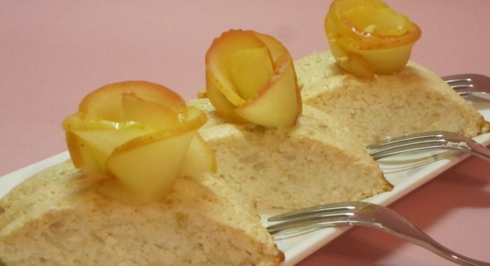 Творожная запеканка с яблоками и Геркулесом