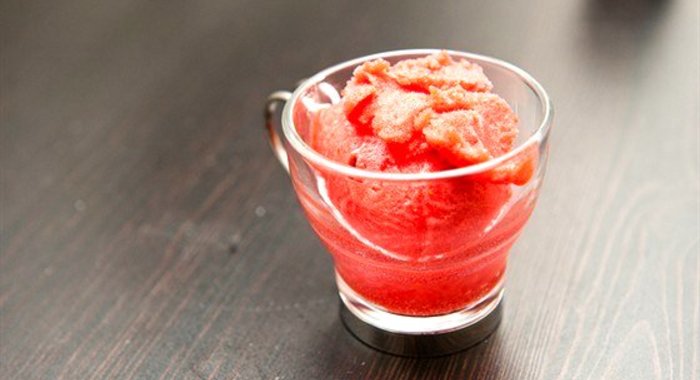 Арбузное йогуртовое мороженое