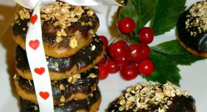 Мягкое печенье с бананом и творогом