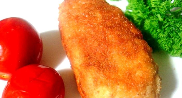 Свиные рулетики с сыром и чесноком