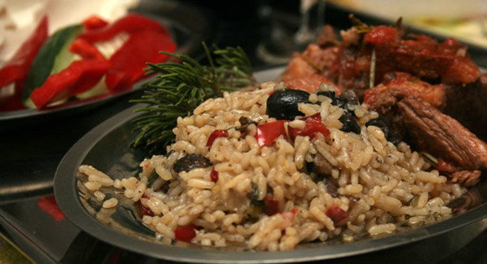 Ризотто с овощами