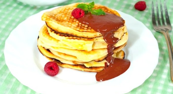 Бисквитные оладьи