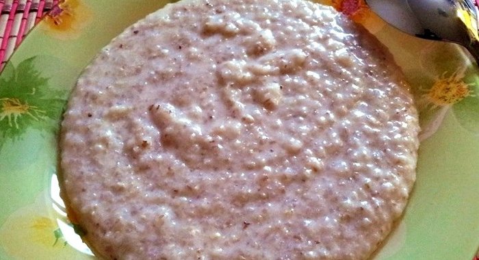 Каша ячневая на молоке