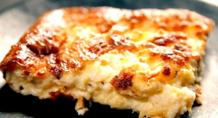 Суфле с тремя видами сыра