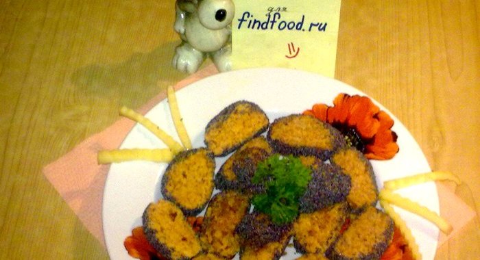 Сырное печенье с маком и паприкой