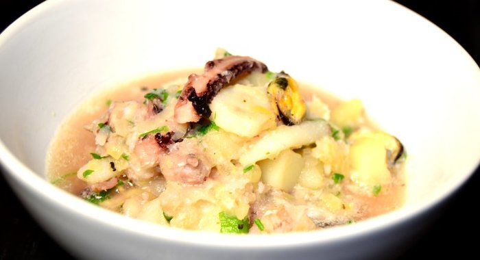 Скандинавское рагу с морепродуктами