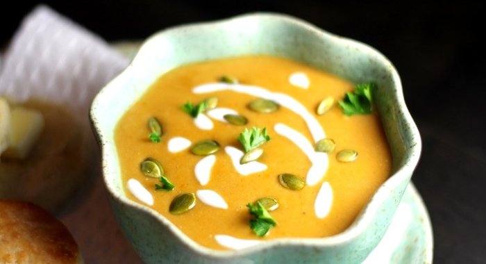 Суп-пюре из тыквы