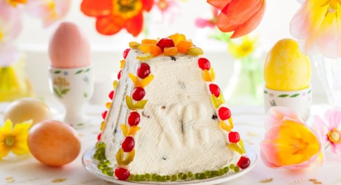 Русская творожная пасха