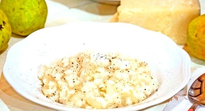 Ризотто с грушами и горгонзолой